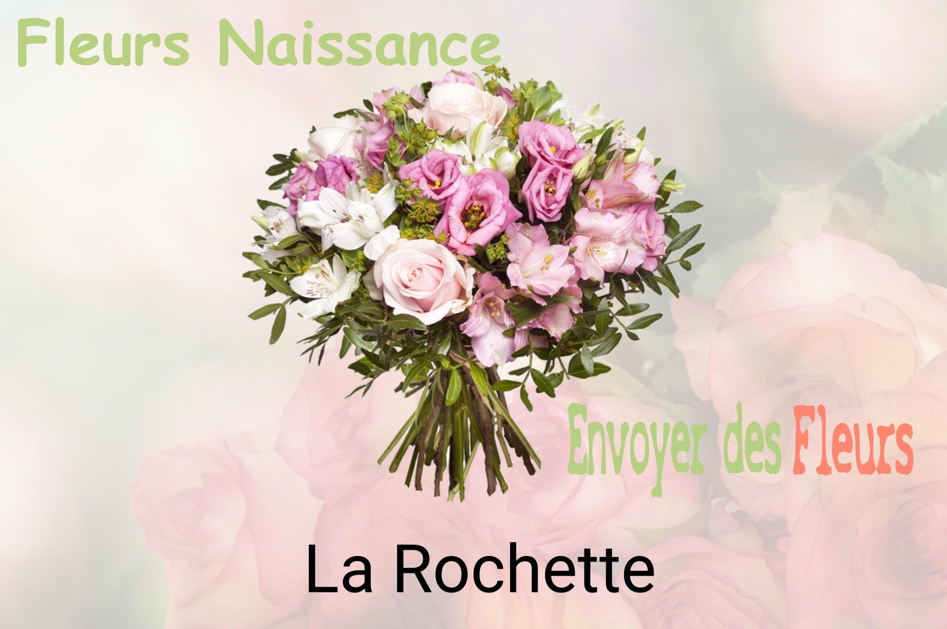 Bouquet de fleurs de naissance livré à La Rochette